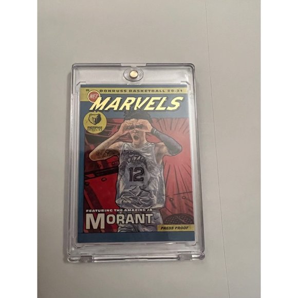 2020 Donruss Net Marvels #6 Ja Morant Press Proof Gold